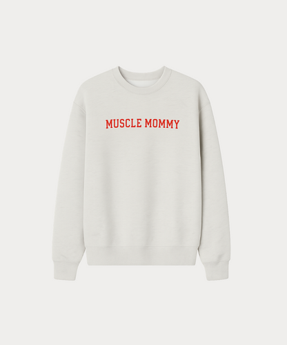 off-duty muscle mommy crewneck