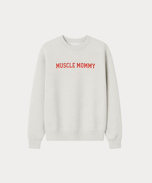 off-duty muscle mommy crewneck