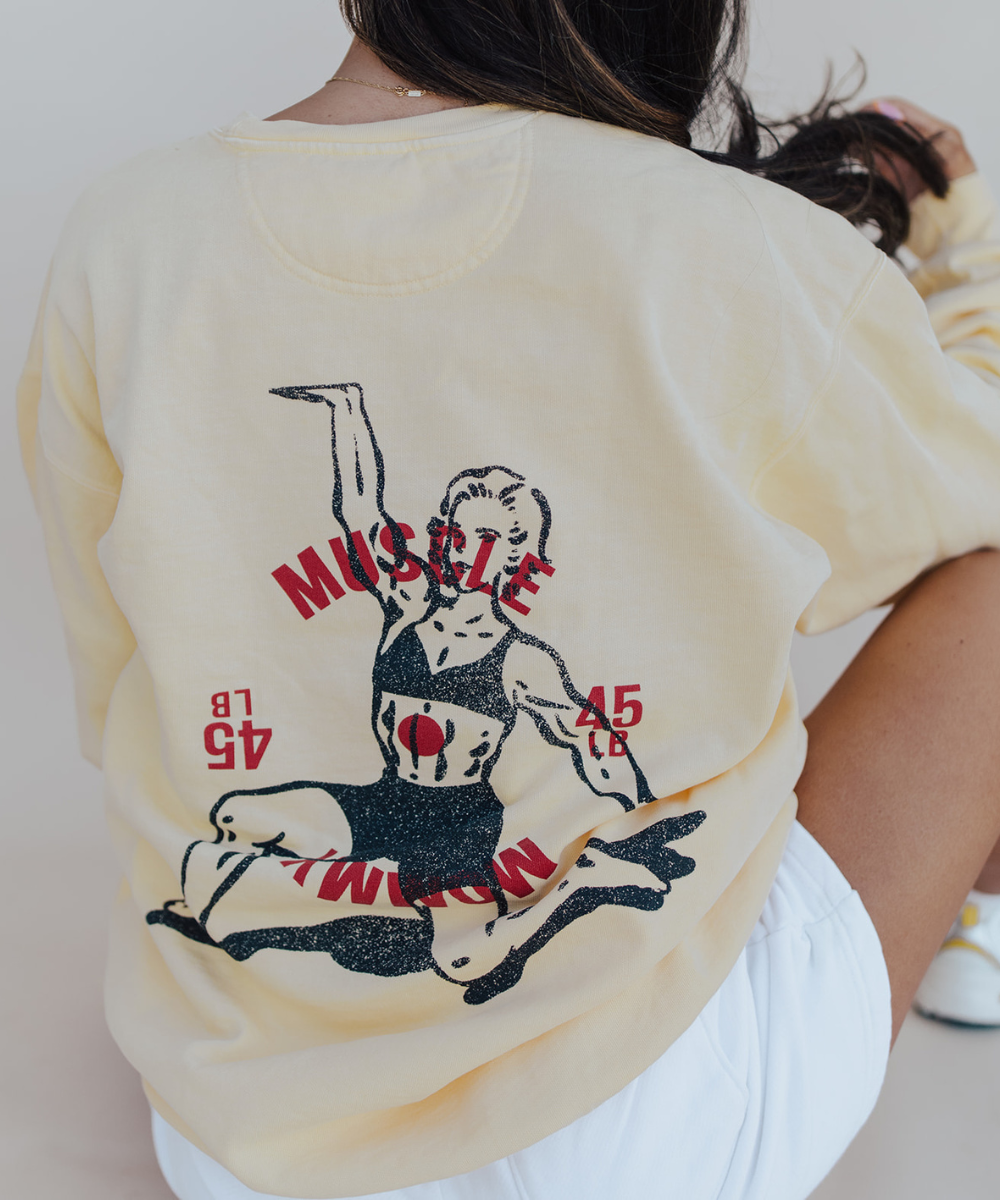 butter mommy crewneck