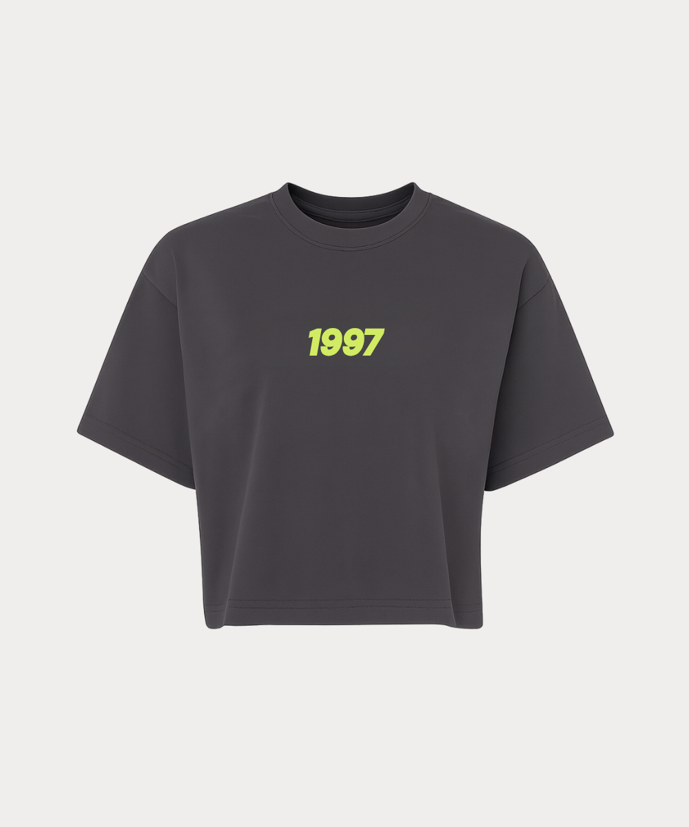 you v. you cropped tee