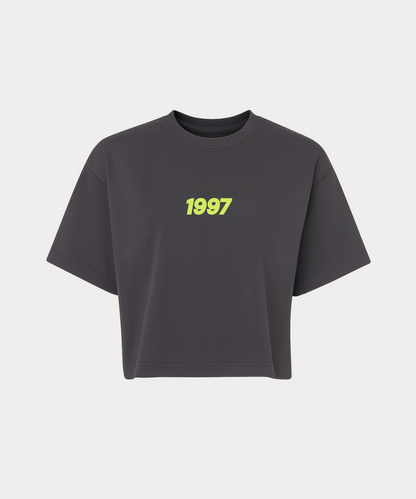 you v. you cropped tee