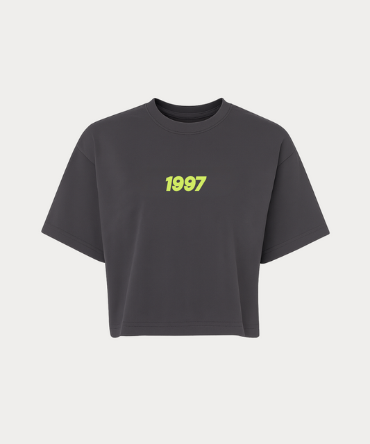 you v. you cropped tee